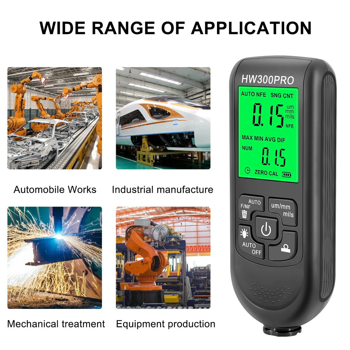 HW-300PRO Coatingsdiktemeter
