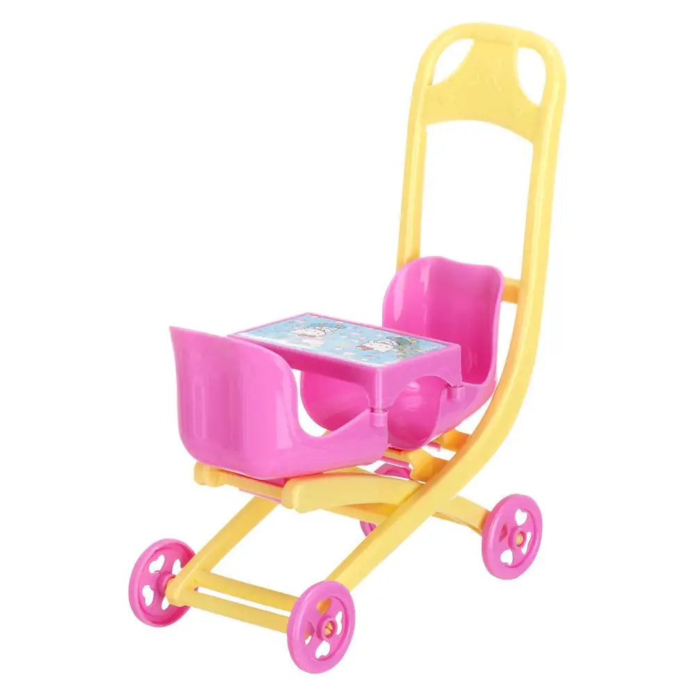 Opções de Carrinho e Cadeira para Bonecas em Miniatura