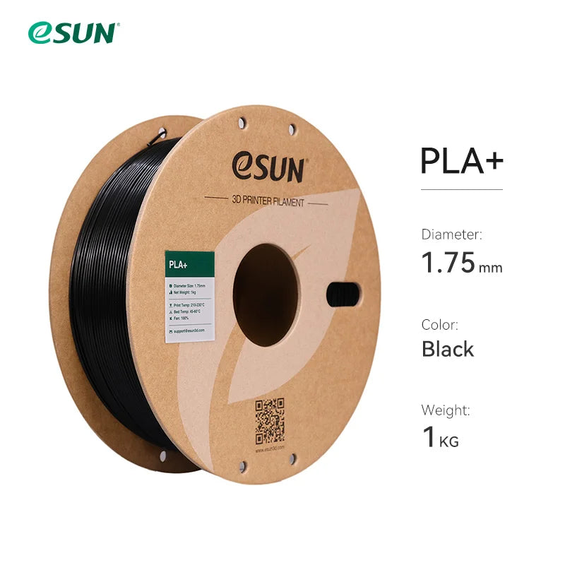 Filamento PLA+ para impressora 3D, 1.75 mm, bobina de 1 kg