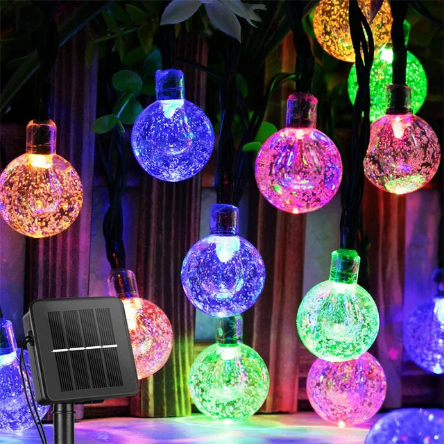 Solar Globe String Lights - Length and Colour Options