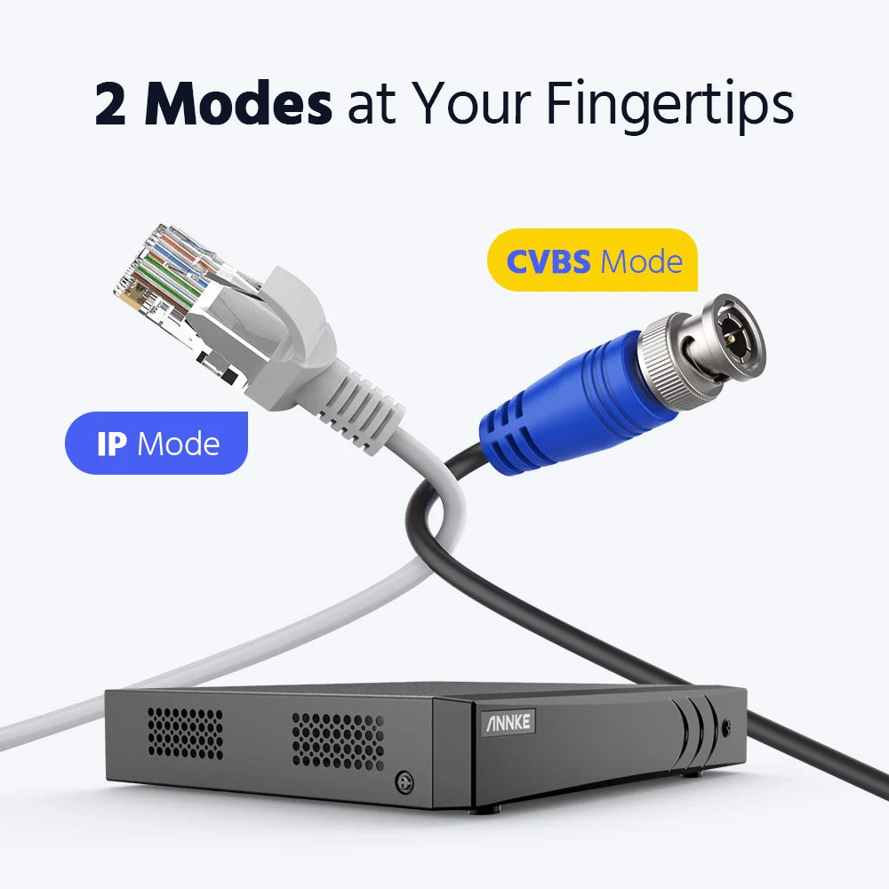 ANNKE 8CH 5MP Lite Security Camera System with 4 Cameras