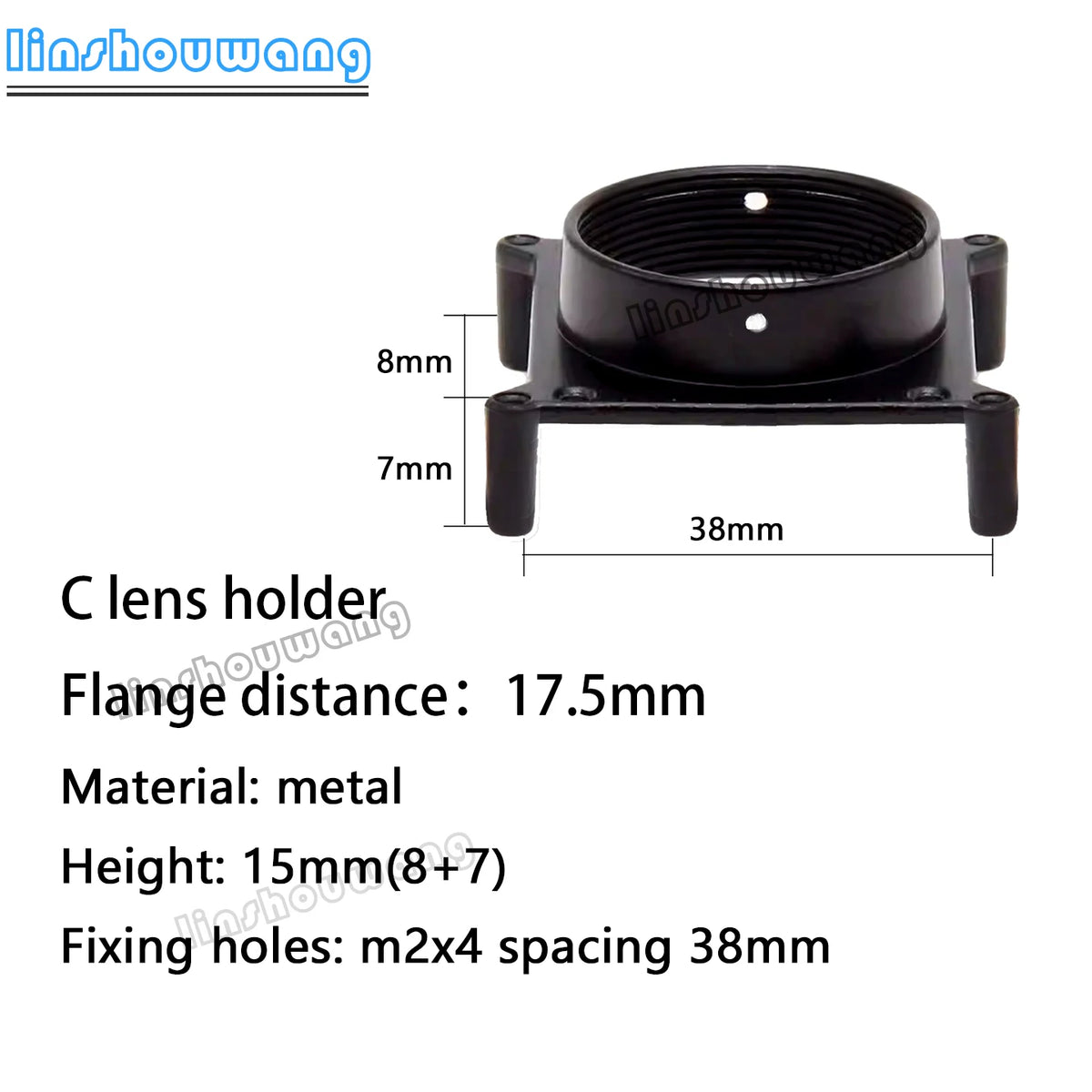 C/CS Camera Lens Holder - Mount Options