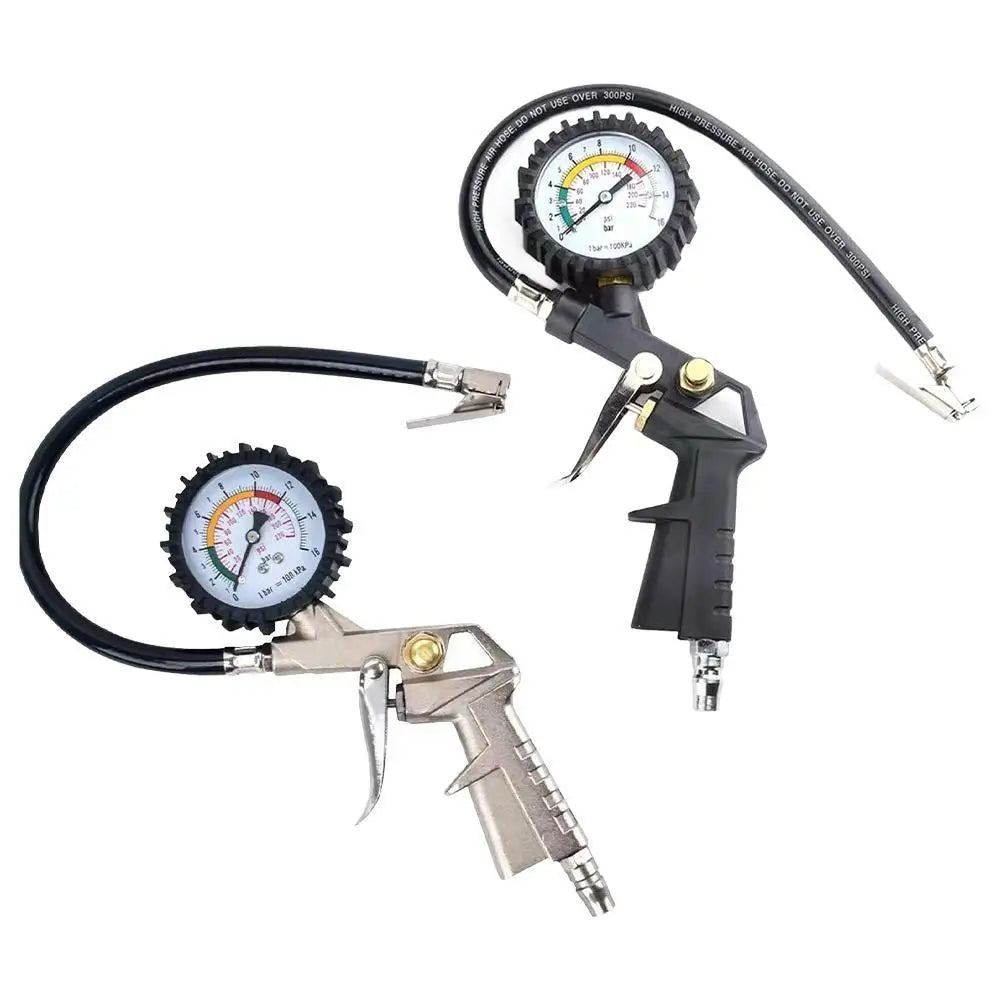 Manomètre et gonfleur pour pneus avec cadran