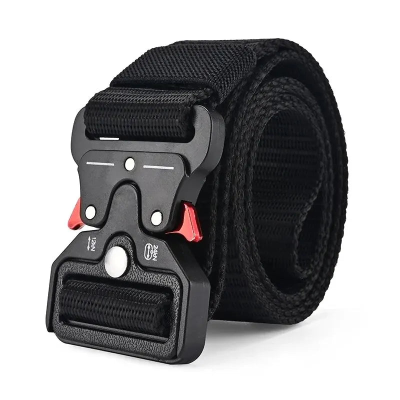 125 cm Webbing Belt with Quick-Release Buckle