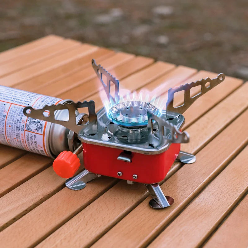 Folding Camping Gas Stove with Adjustable Flame
