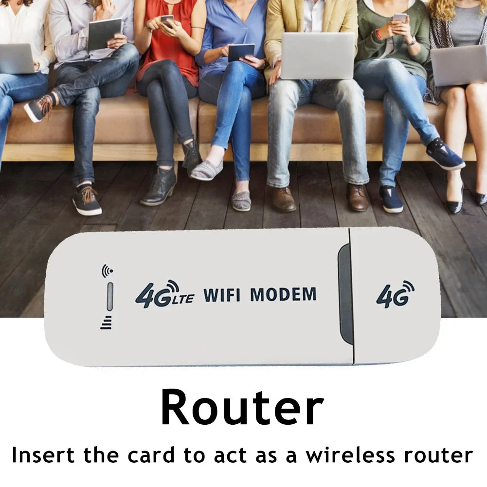 Portable 4G LTE USB WiFi Router 150Mbps