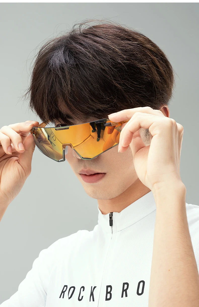 Photochromic Cycling Glasses with TR90 Frame