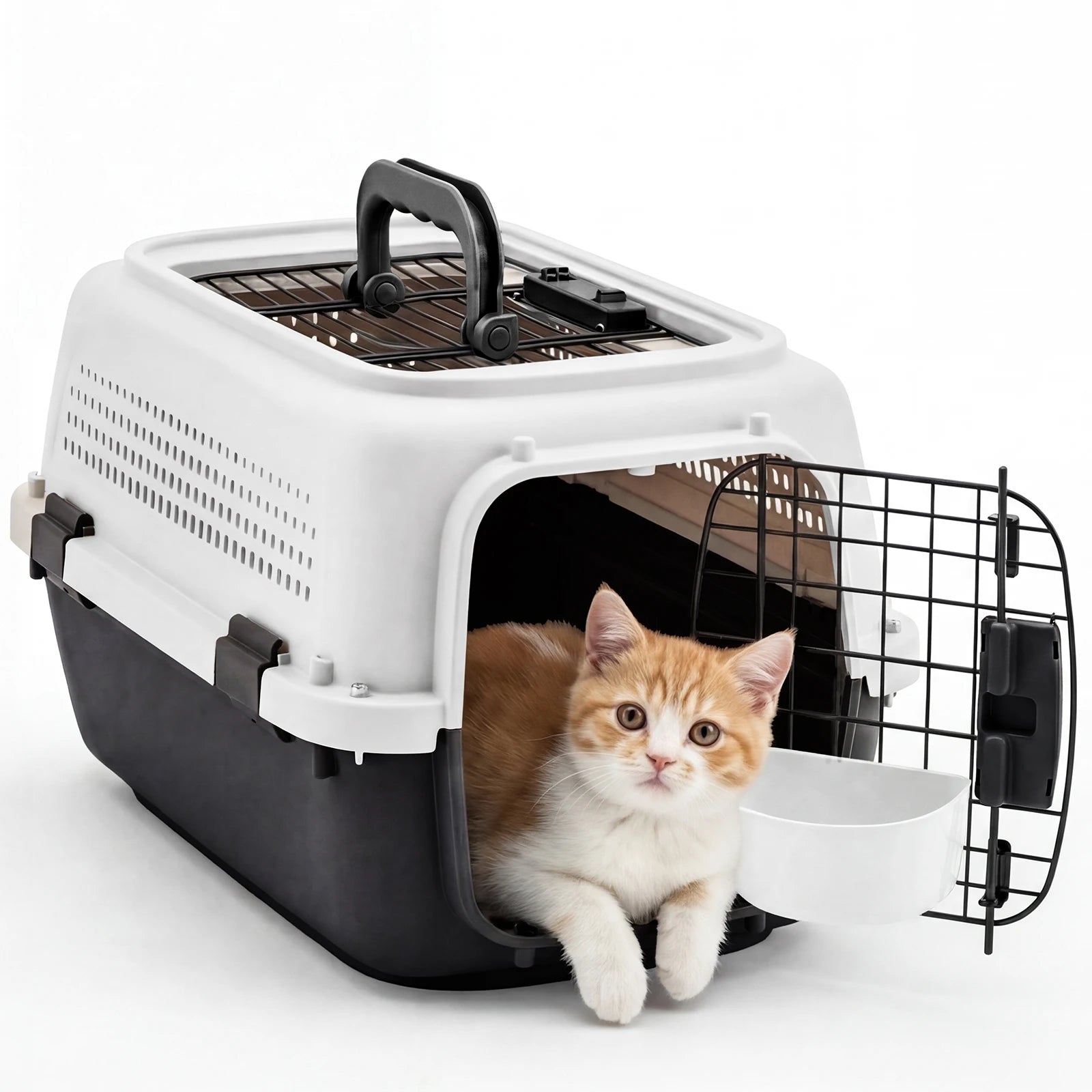 23-Zoll Transportbox für kleine Hunde und Katzen