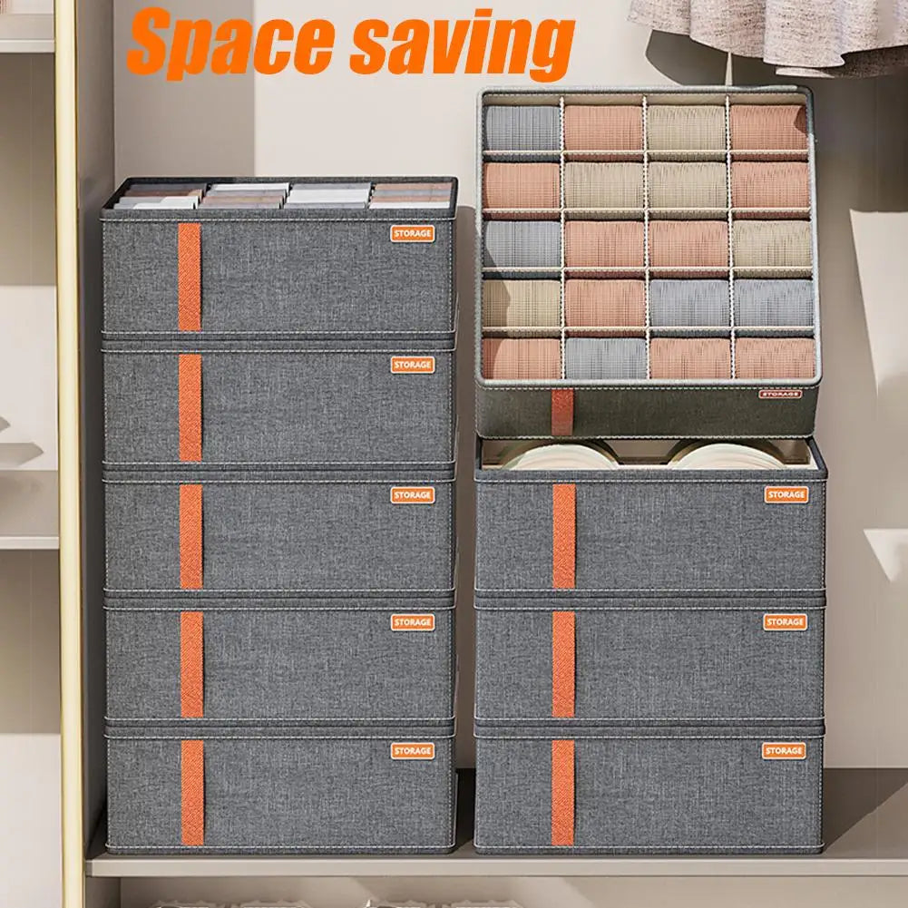 Underwear, Bra and Sock Organiser Box with 6, 7 or 20 Compartments