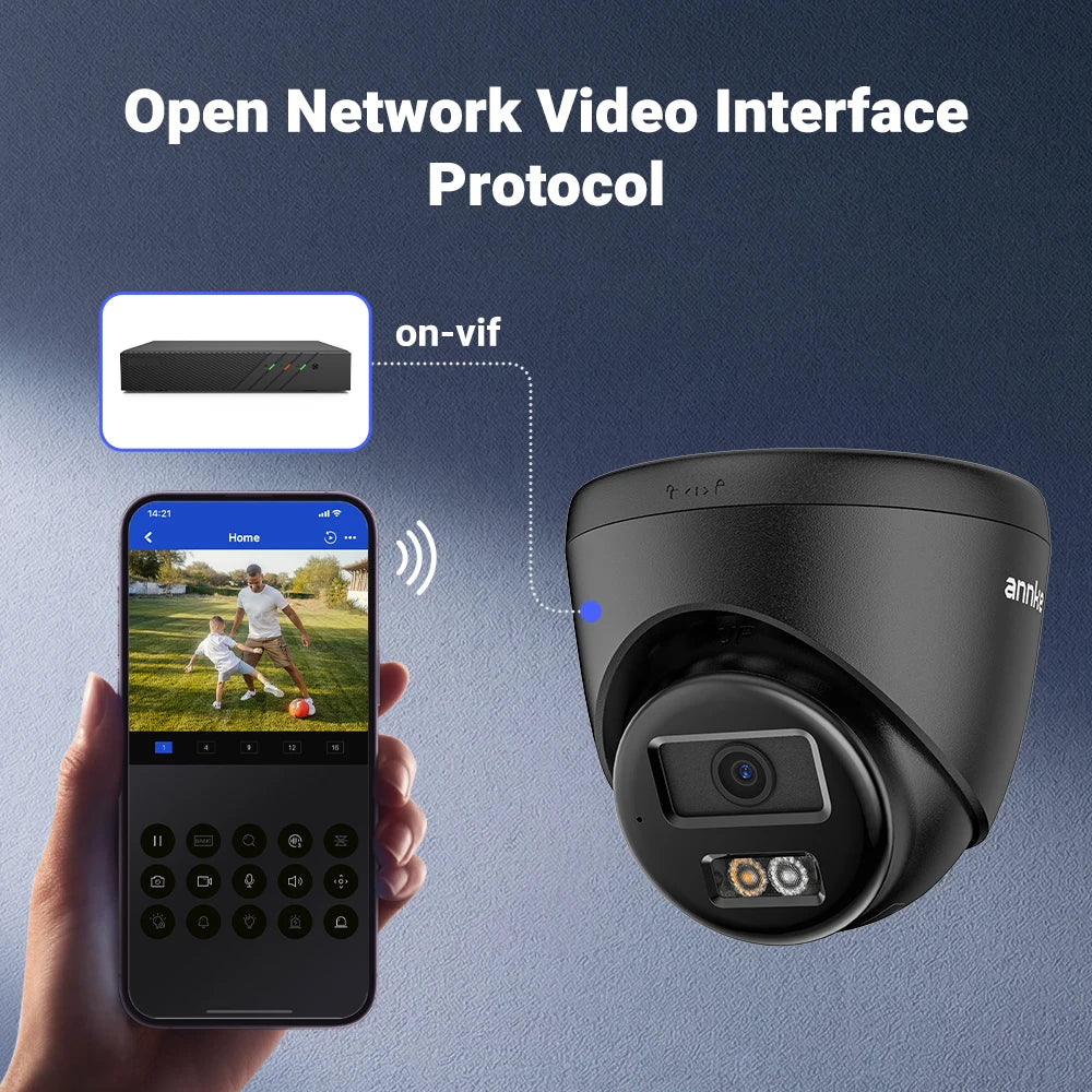 ANNKE AC500 3K Outdoor PoE Security Camera with Human Detection