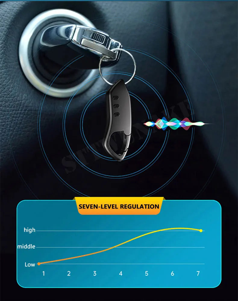 Mini Voice Activated Recorder Digital Audio Recording Keychain Device Wearable Sound Professional Micro Dictaphone STTWUNAKE 