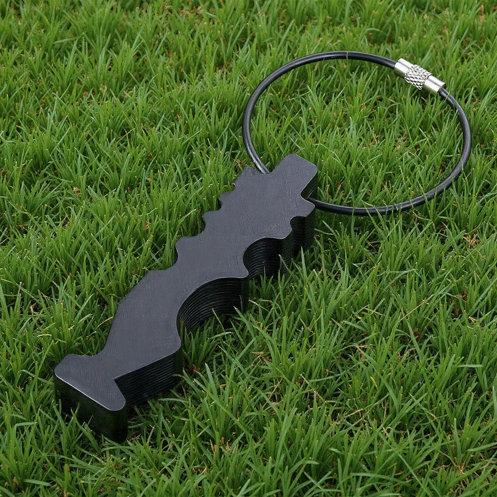 Grooved Disc Golf Maintenance Tool