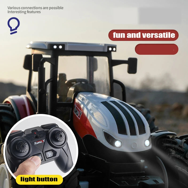 RC Farm Tractor Models & Separate Accessories, 1:24 Range