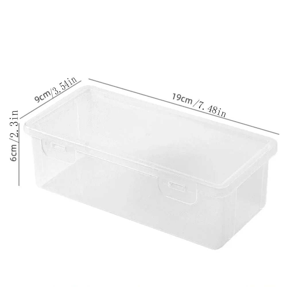 White Plastic Lidded Storage Box