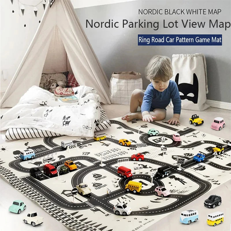 City Road Map Carpet Play Mat 🗺️ 