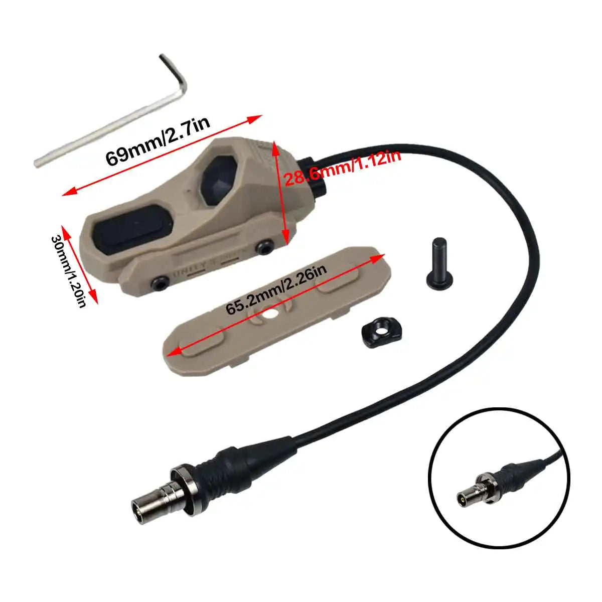 Surefire M600 M600C M300 Tactical Rifle AR15 Flashlight Airsoft Hunting Aisoft Rifle Gun Scout Light Axon Dual Function Switch