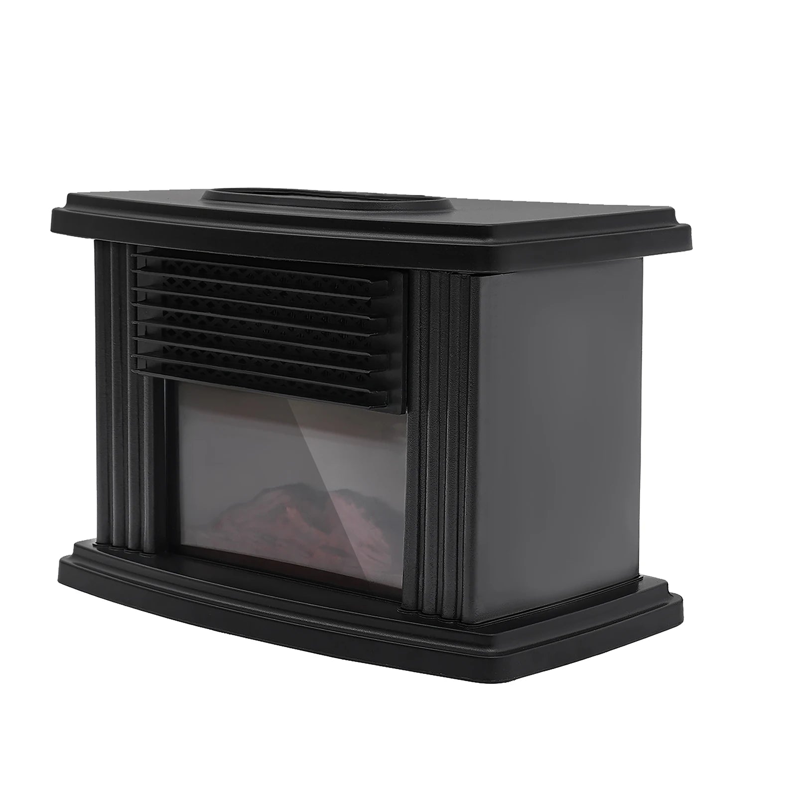 Portable Electric Fireplace Heater 1000W with 3 Speeds & Timer