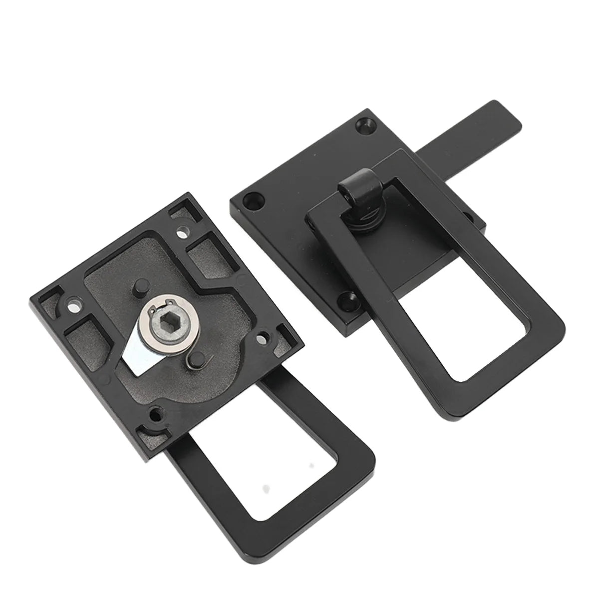 Heavy Duty Gate Latch Double Side Gate Latches Matte Black Fence Latch Garden Door Latch Pool Gate Latch