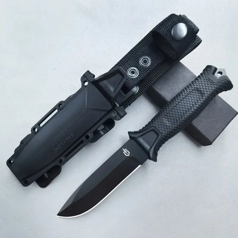 new Stainless Steel Outdoor Survival Knife Portable Camping Pocket Knife Military Tactical Knives for Self Defense Hiking Travel 