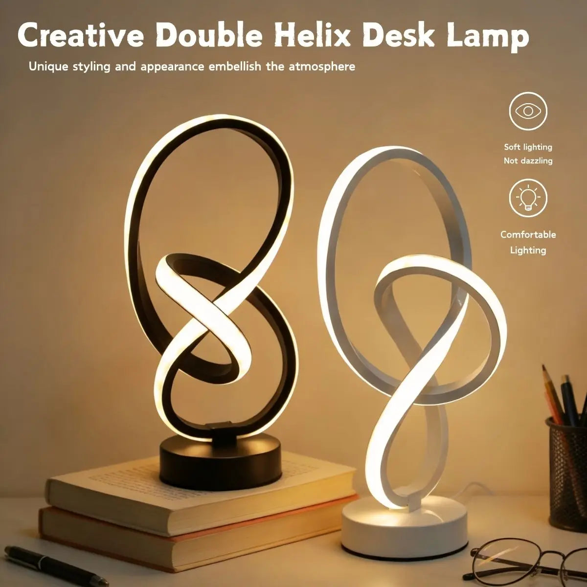 Lampe de bureau USB avec lumière réglable