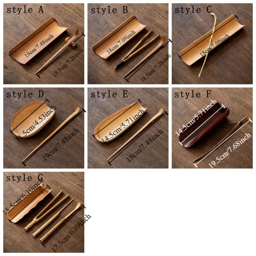 Bamboo Tea Ceremony Accessories by Style