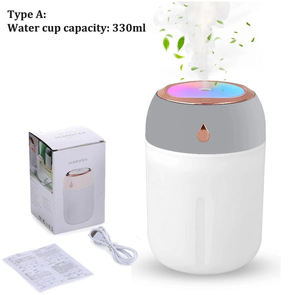 USB Humidifier with Colour Night Light