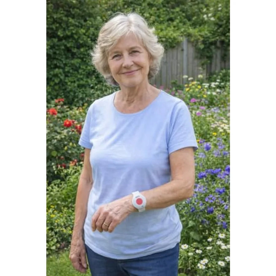 Medical Alert System for Elderly Home Use with Panic Button