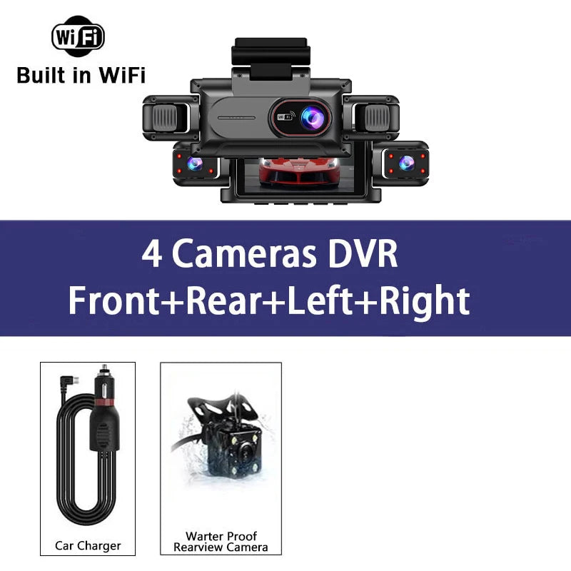 Wi-Fi Multi-Lens Dash Camera - VI64 Options