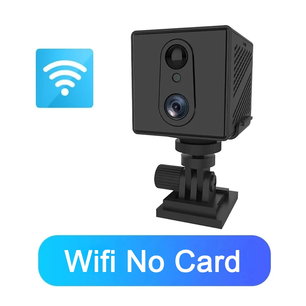 2026 Mini 4G tai Wifi -turvakamera 5MP ultra HD valvontakamera 3000mAh paristo, matala virrankulutus, kuulutus- ja väliseinäkamera