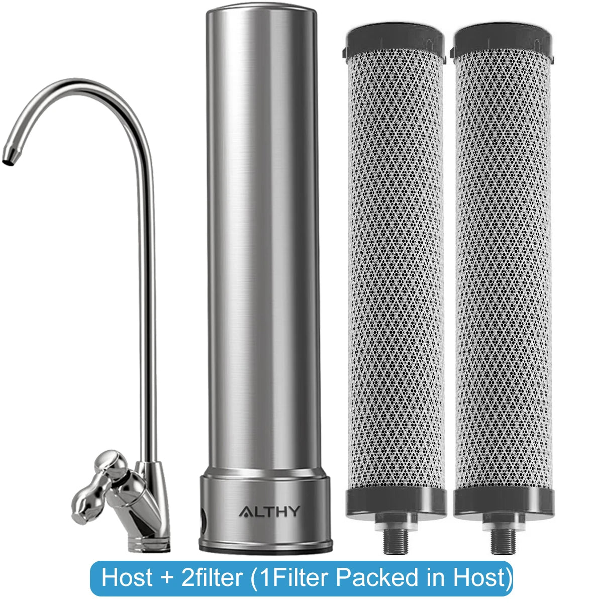 Sistem de filtrare a apei sub chiuvetă cu robinet – purificator în 5 etape