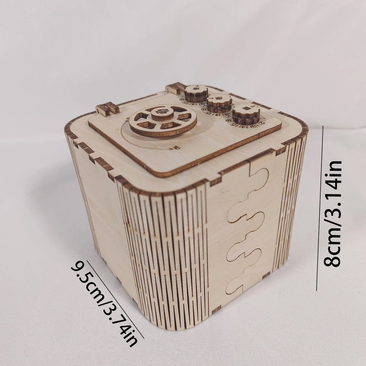 Mechanical Safe Box Wooden Puzzle Kit