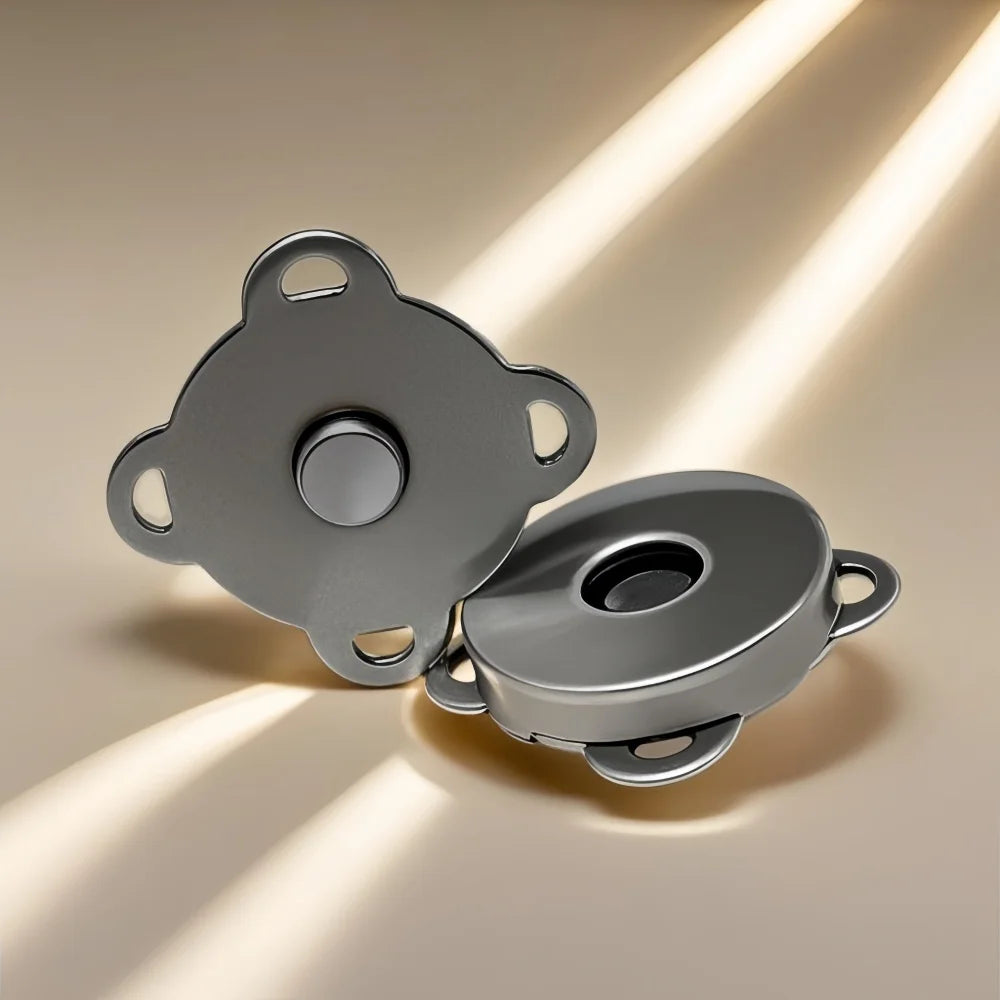 10 kusov kovových magnetických sponiek Nažaby Spony Gombíky pre Kabelku Kabelku Peňaženku Odevy Tašku DIY Remeslá Šitie Doplnky