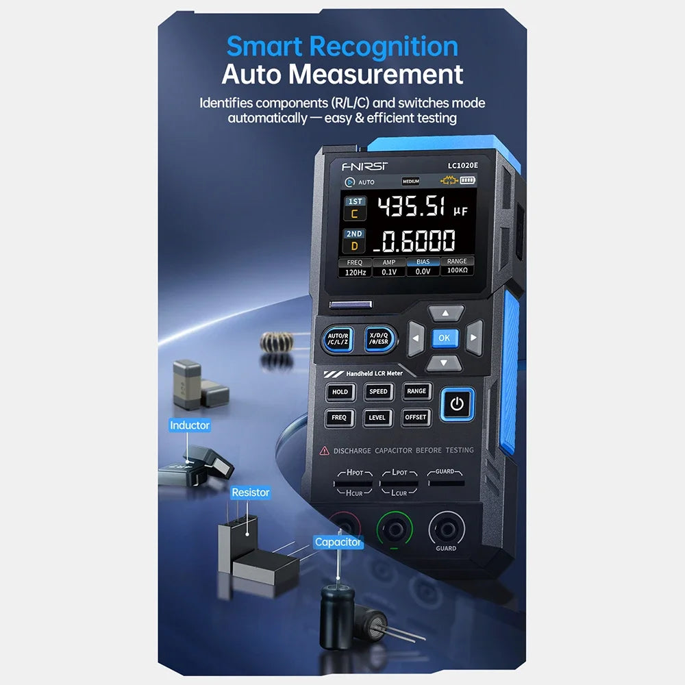 LC1020E Portable LCR and ESR Meter