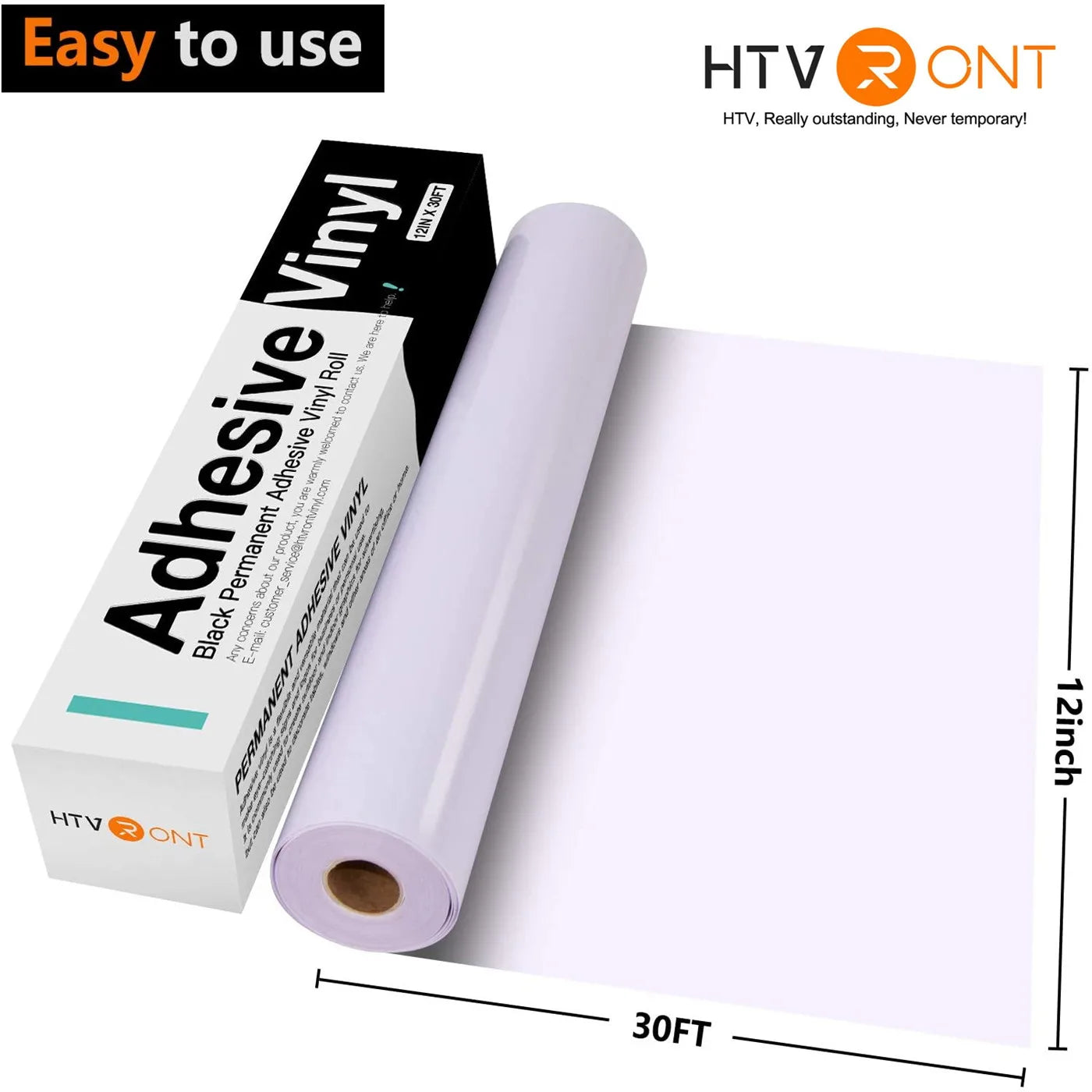 Glossy Permanent Adhesive Vinyl Roll for Crafts