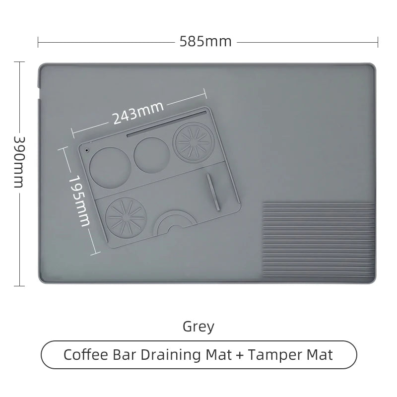 Disco de Compactação de Café Distribuidor Estação Porta-filtro Silicone Pad Espresso Maker Acessórios de Bar Cozinha Coffeeware The corner Barista Tools