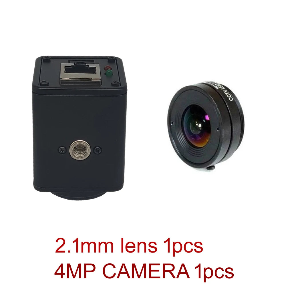 4MP Indoor Wired IP Camera with Motion Detection