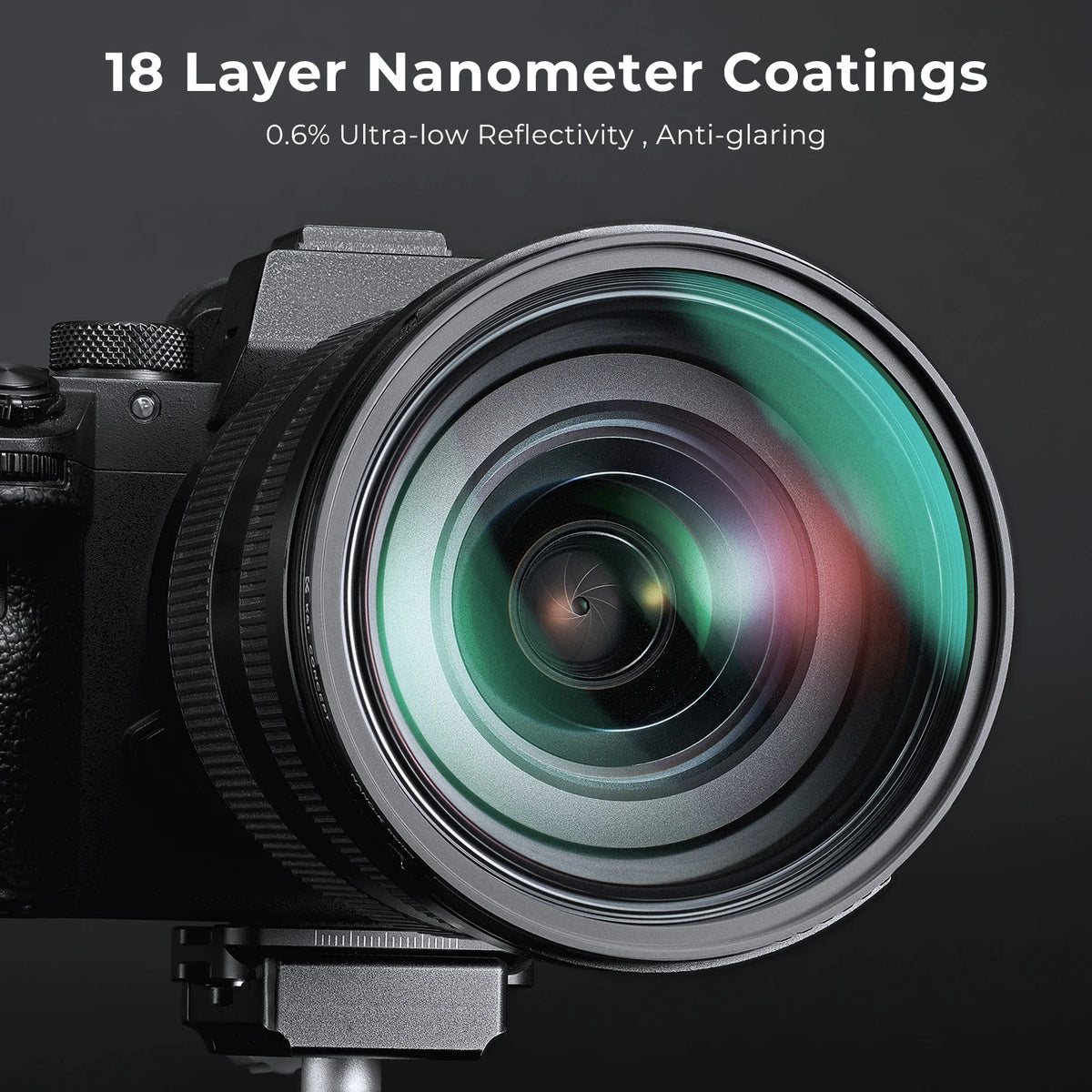 Μαύρο Ασαφές Φιλτράρισμα Φωτισμού Φακού