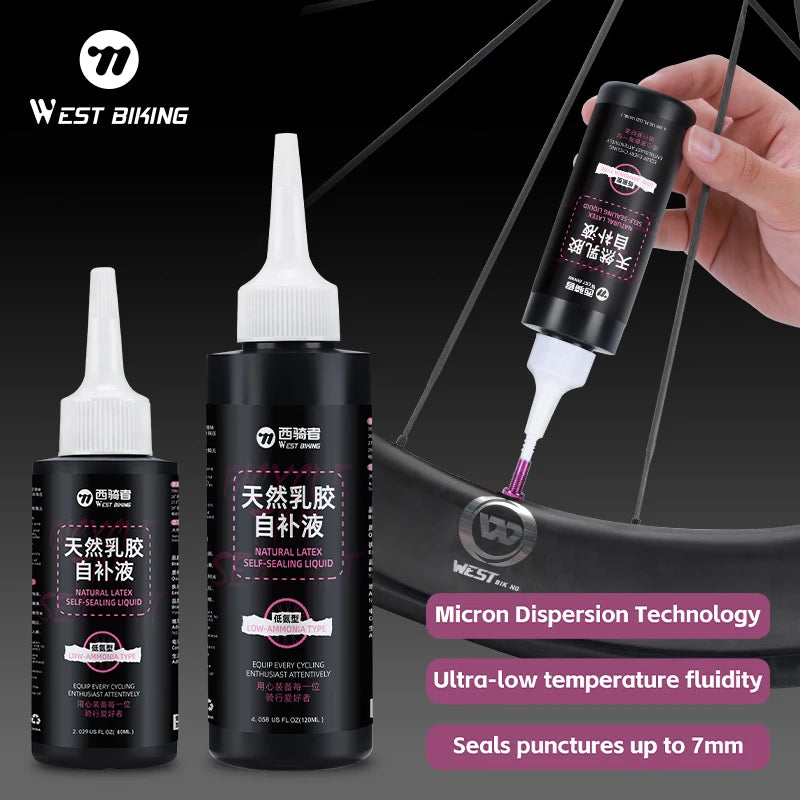 WEST BIKING Latex Tubeless Dækforsegler