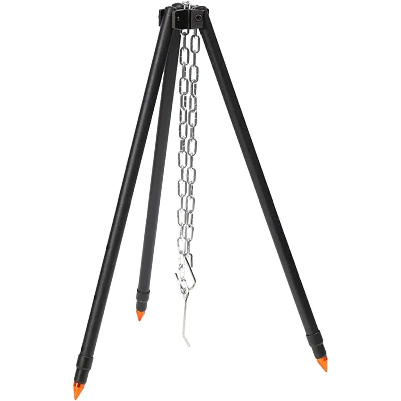 Camping Cooking Tripod with Hanging Chain
