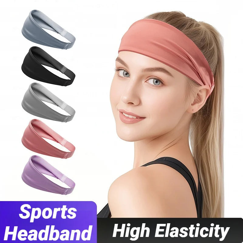 Sports Sweat-Absorbent Headband Running Fitness Forehead New Men And Women Sprin Headbands For Non-Slip Cycling Football Yoga 