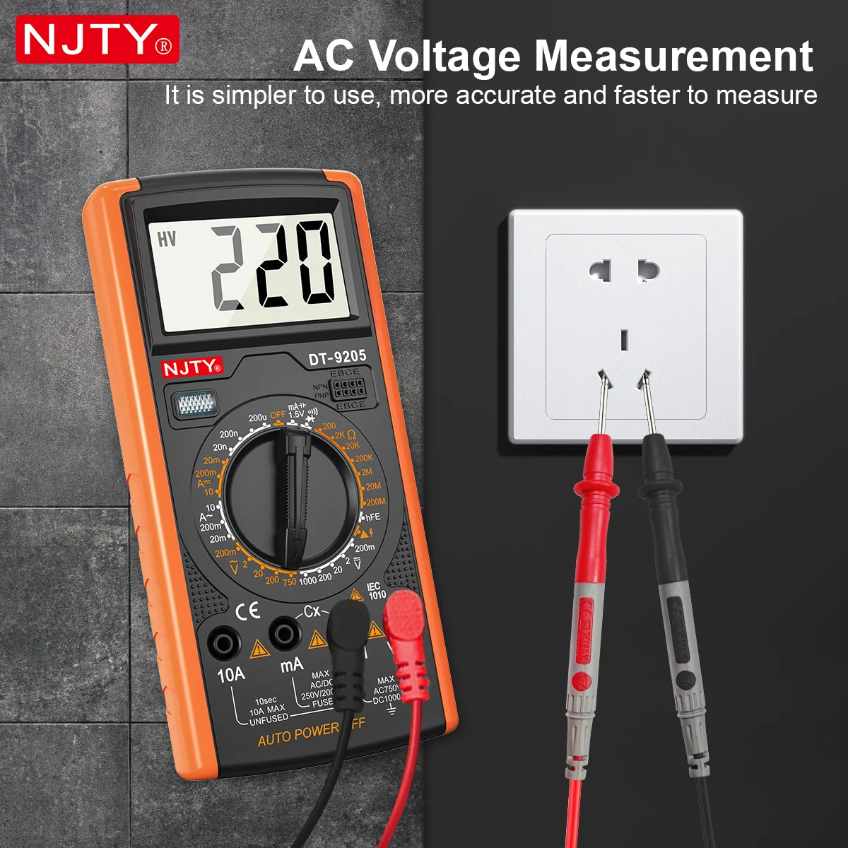 Manual-Range Digital Multimeter