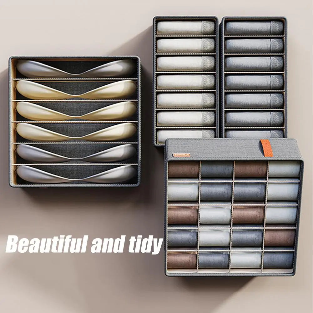 Underwear Organizer Box with 6, 7 or 20 Compartments