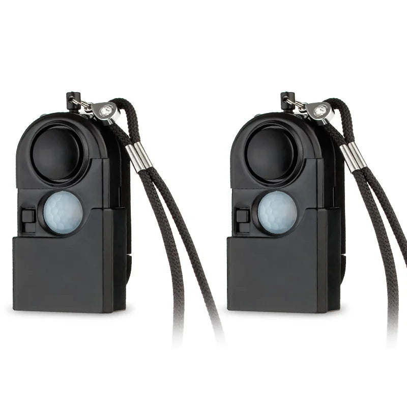 KERUI Portable Mini Motion Detector Alarm 120DB Siren SOS LED Light Security Alarm For Travel Home Kids Safe Personal Alarms 