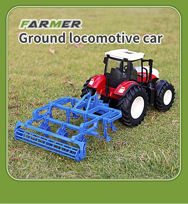 RC Farm Tractor Models & Separate Accessories, 1:24 Range