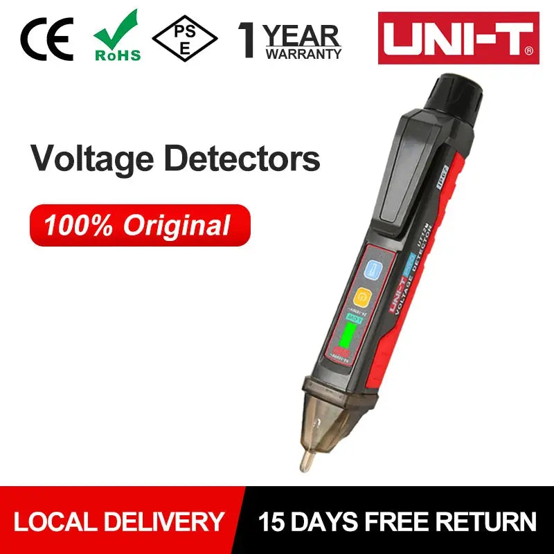 UNI-T AC Voltage Detector Meter UT12E UT12M 24V-1000V Non-Contact Tester Pen Socket Volt Electric Test Pencil Spy-shop.com