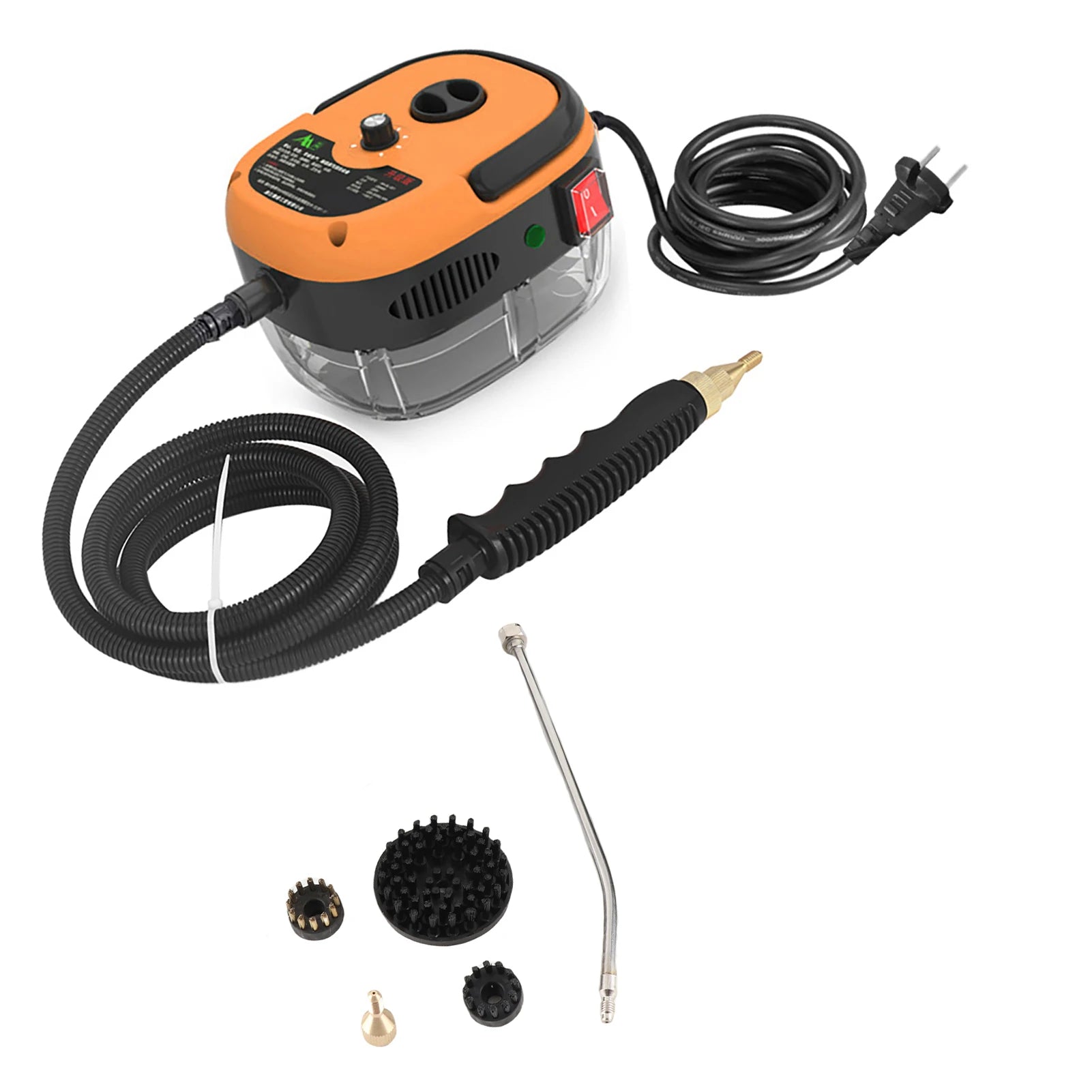 Pulitore a vapore portatile tascabile 2500W strumento di pulizia pressurizzato ad alta temperatura