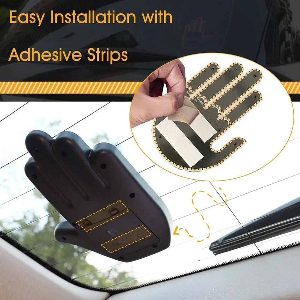 LED Gesture Light with Remote for Car Interior Window Sign