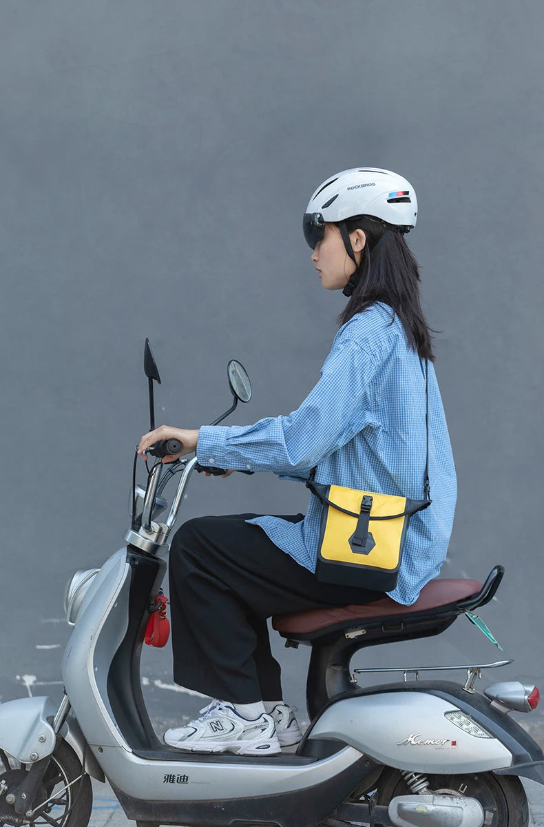 Waterproof Motorcycle Saddle Bag for Tools and Travel Storage