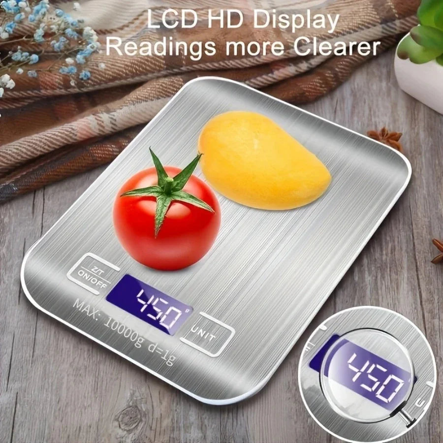 Household Kitchen High-precision Electronic Pastry Baking Scale Small Food Baking Scale 10kg/1g Accurate Weighing 