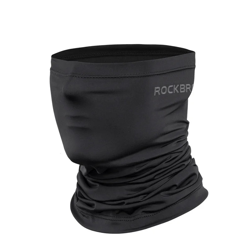 Fascia Viso da Ciclismo ROCKBROS a Asciugatura Rapida, Protezione Solare, Copricapo per Ciclismo, Sciarpa Traspirante per Sport all'Aperto, Bandana per Bicicletta
